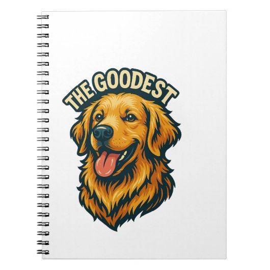 Das Goodest Tee Einzigartiges Design Notizblock (Vorderseite)