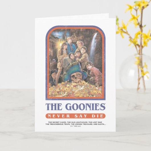Das Goonies Treasure Anniversary Poster Karte (Gelbe Blume)