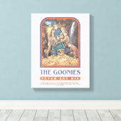 Das Goonies Treasure Anniversary Poster Leinwanddruck (Insitu (Holzboden))