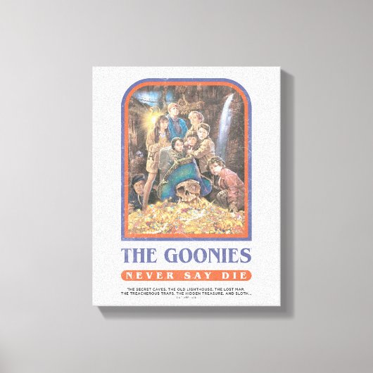 Das Goonies Treasure Anniversary Poster Leinwanddruck (Vorderseite)