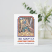 Das Goonies Treasure Anniversary Poster Postkarte (Stehend Vorderseite)