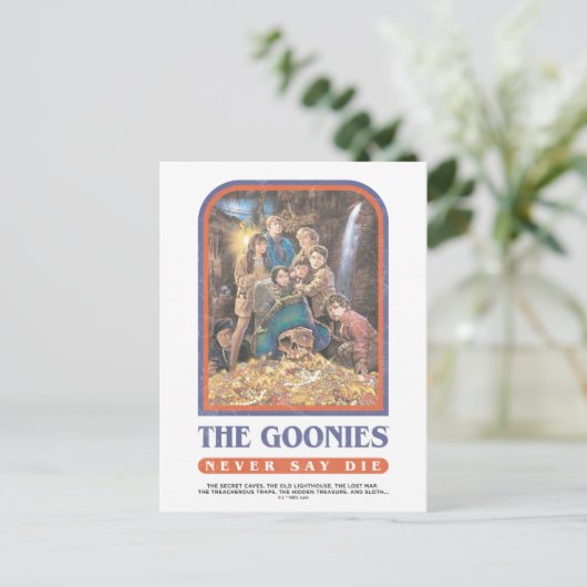 Das Goonies Treasure Anniversary Poster Postkarte (Stehend Vorderseite)