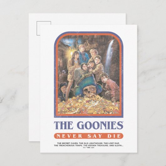 Das Goonies Treasure Anniversary Poster Postkarte (Vorne/Hinten)