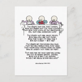 Das Goops lecken sie ihre Finger Postkarte