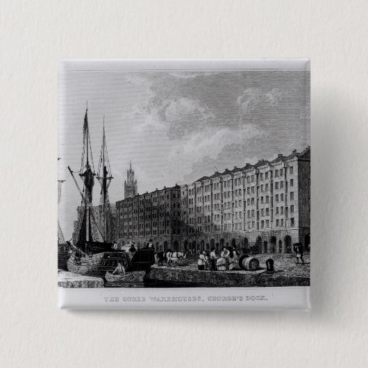 Das Goree Lager, Georges Dock, Liverpool Button (Vorderseite)