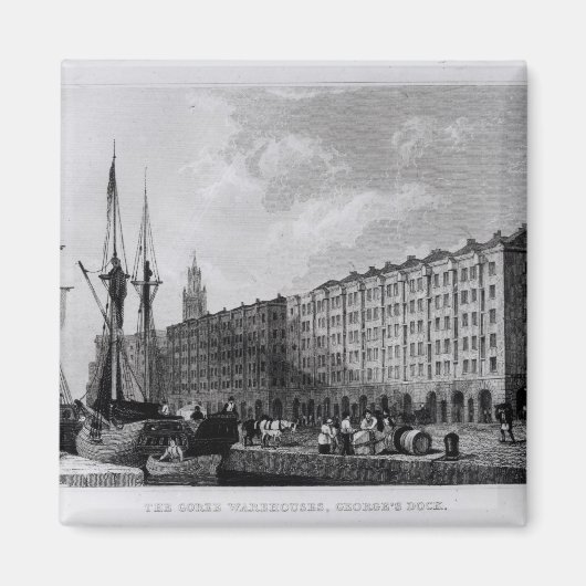 Das Goree Warehouse, George's Dock, Liverpool Magnet (Vorne)