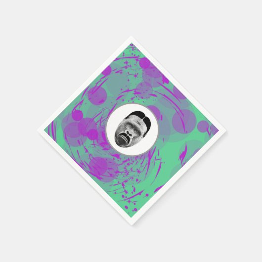 Das Gorilla-Papier Napkins Serviette (Ecke)