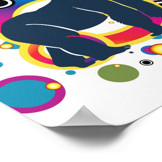 Das Gorilla-Poster Poster (Ecke)