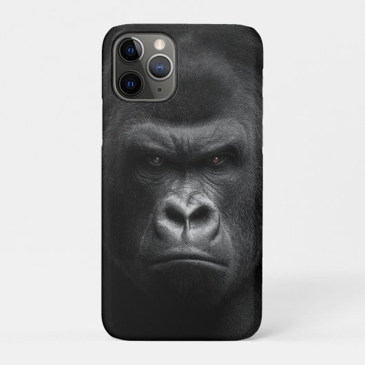 Das Gorillagesicht Case-Mate iPhone Hülle (Rückseite)
