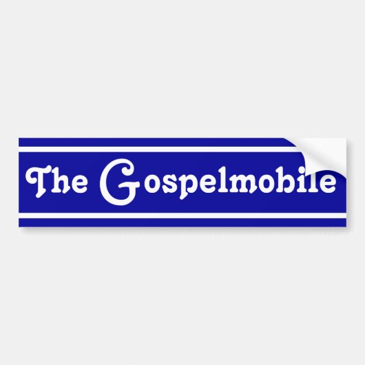 Das Gospelmobile Autoaufkleber (Vorne)
