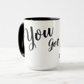 "Das Got du" Energies Tasse (Vorderseite Links)