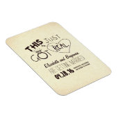 das got echt Save the Date Magnet (Rechte Seite)