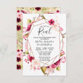 Das Got einfach echte Engagement Party Einladungen (Vorne/Hinten)