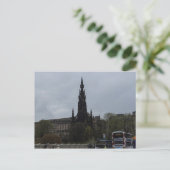 Das gotische Denkmal von Scott in Edinburgh Postkarte (Stehend Vorderseite)