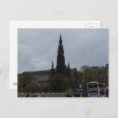 Das gotische Denkmal von Scott in Edinburgh Postkarte (Vorne/Hinten)