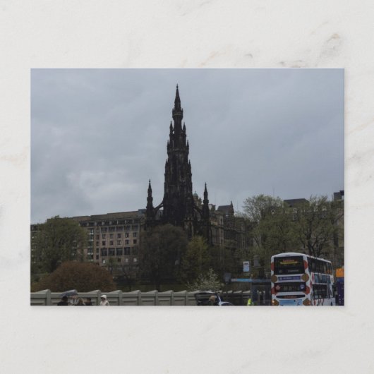 Das gotische Denkmal von Scott in Edinburgh Postkarte (Vorderseite)