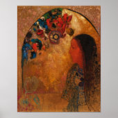 Das gotische Fenster, Odillon Redon Poster (Vorne)