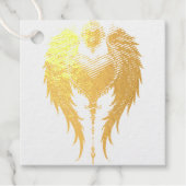 Das gotische Herz von Feuer und Gold. Geschenkanhänger (Vorderseite)