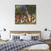 Das Götterfest, 1514-29 (Öl auf Leinwand) Leinwanddruck (Insitu (Schlafzimmer))