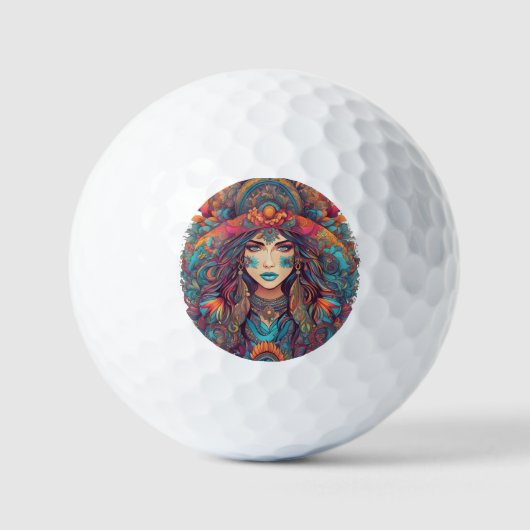 Das Göttlich Weibliche Golfball (Vorderseite)