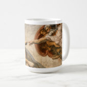 Das Göttliche berühren Kaffeetasse (VorderseiteRechts)