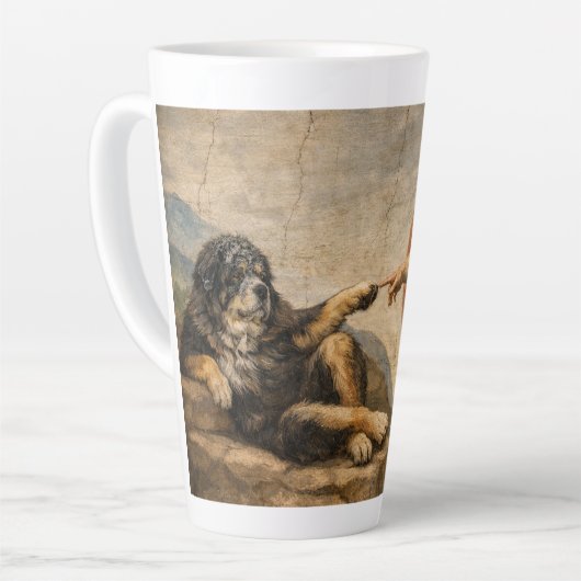 Das Göttliche berühren Milchtasse (Linke Ecke)