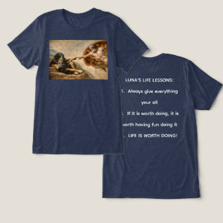 Das Göttliche berühren Tri-Blend Shirt