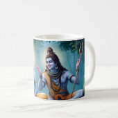 Das göttliche Duo: Mahadev und Shrikrishna Masterp Kaffeetasse (VorderseiteRechts)