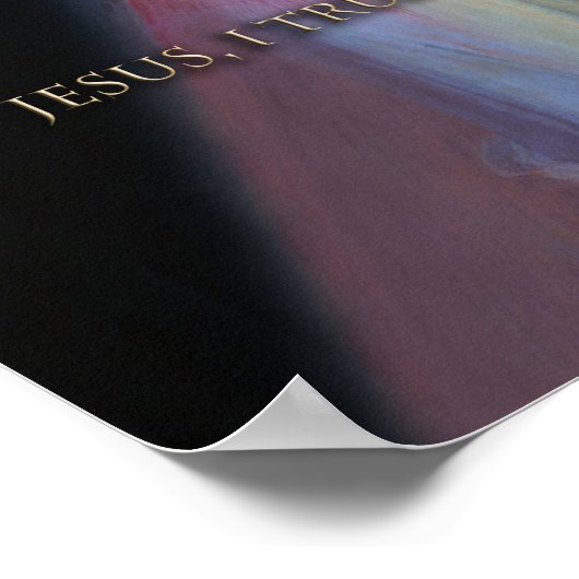 Das göttliche Erbarmen-Image. Poster (Ecke)