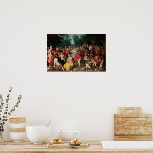 Das Göttliche Fest Poster (Küche)