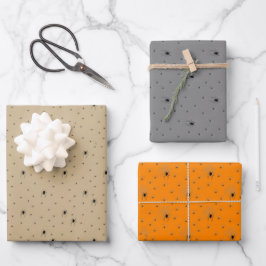 Das göttliche Halloween Spider Wrapping Paper. Geschenkpapier Set