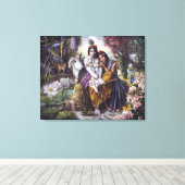 Das göttliche Liebespaar Leinwanddruck (Insitu (Holzboden))