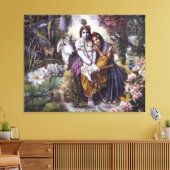 Das göttliche Liebespaar Leinwanddruck (Insitu (Wohnzimmer))