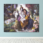 Das göttliche Liebespaar Leinwanddruck (Insitu (Holzboden))