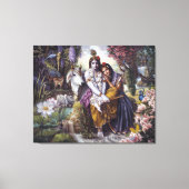 Das göttliche Liebespaar Leinwanddruck (Vorderseite)