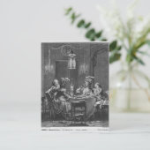 Das Gourmet-Abendessen Postkarte (Stehend Vorderseite)