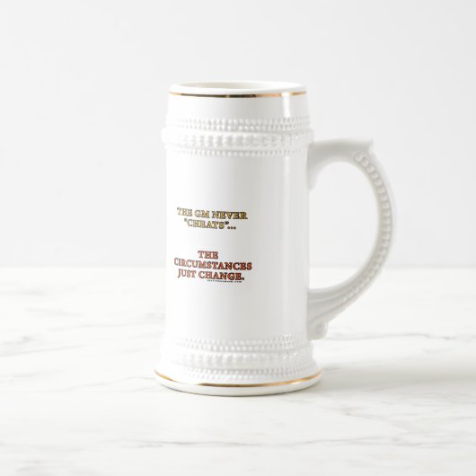 Das GR. betrügt nie Bierglas (Rechts)