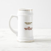 Das GR. betrügt nie Bierglas (Links)