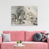 Das Grab der kleinen Nell Leinwanddruck (Insitu (Wohnzimmer))