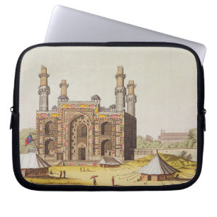 Das Grab des Mughal Kaisers Akbar, von 'Le Lattich Laptopschutzhülle