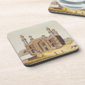 Das Grab des Mughal Kaisers Akbar, von 'Le Lattich Untersetzer (Linke Seite)