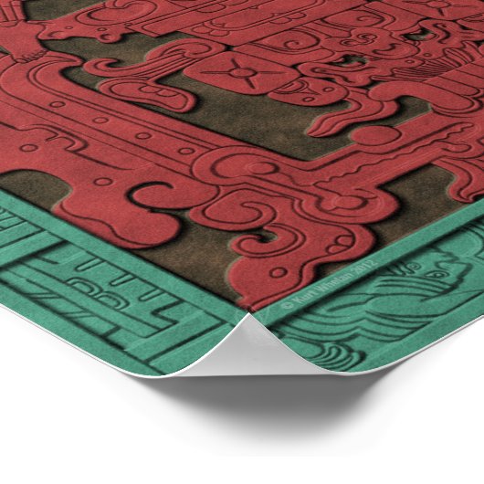 Das Grab des Pacal Poster (Ecke)