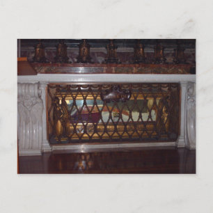 Das Grab des Papstes Saint Pius X Postkarte