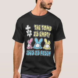 Das Grab ist leer Jesus ist Christlich zu Ostern v T-Shirt