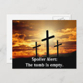 Das Grab ist leer Postkarte (Vorne/Hinten)