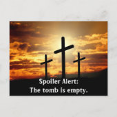 Das Grab ist leer Postkarte (Vorderseite)