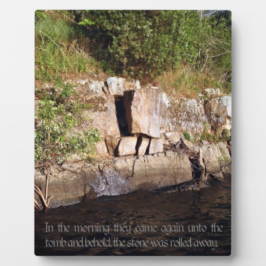 Das Grab Jesu Fotoplatte (Vorderseite)