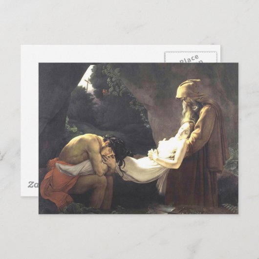 Das Grab von Atala Postkarte (Vorne/Hinten)