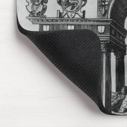 Das Grab von Elizabeth I, 1620 Mousepad (Ecke)