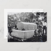 Das Grab von Tusitala Postkarte (Vorne/Hinten)